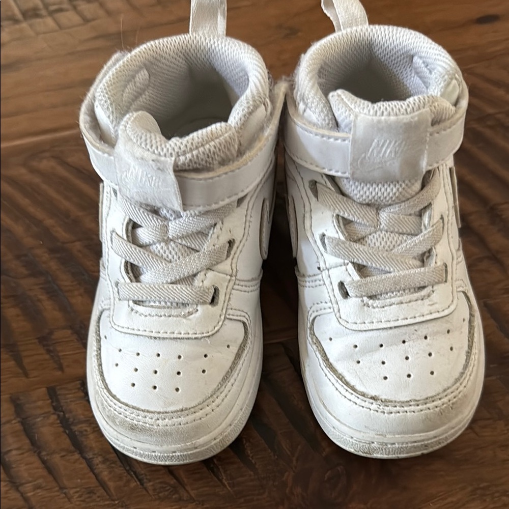 Nike Kids All-White Sneakers